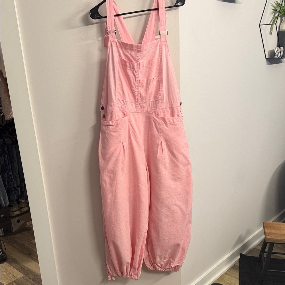 Pink Wide Leg Jumpsuit